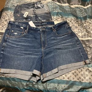 American Eagle jean shorts. NWT